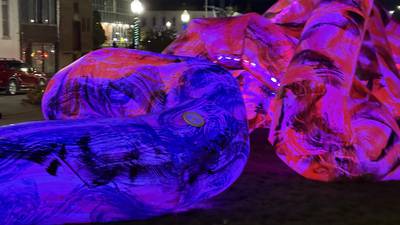 Photos: Lumenaura installations light up downtown Aurora