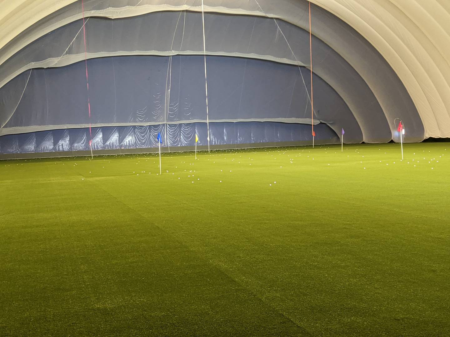 The Whitetail Ridge Golf Dome in Oswego had a grand re-opening on Nov. 1. The Oswego Area Chamber of Commerce hosted the event.