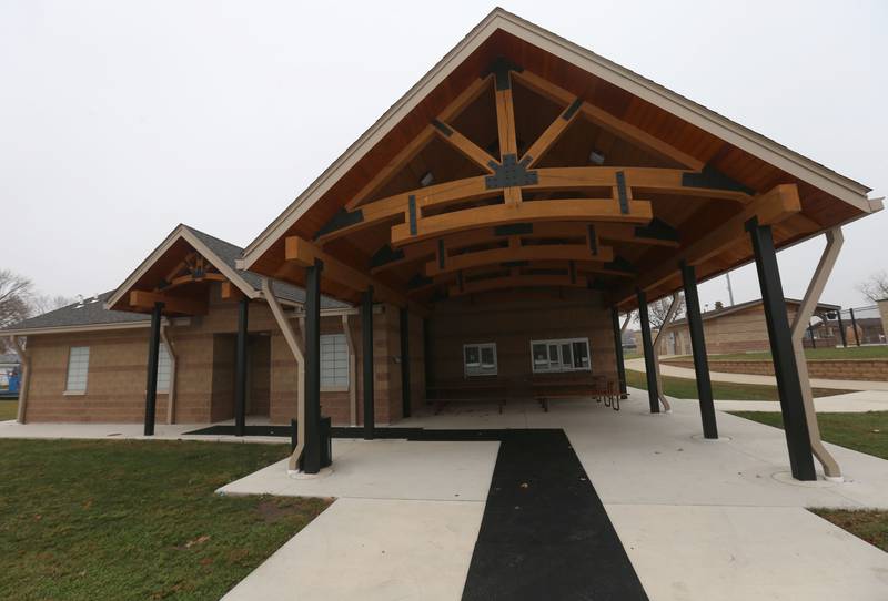 A view of the concession stand area at The Schweickert Arena  on Tuesday, Nov. 25, 2025 in Peru. The ice rink opens this weekend at Washington Park.  The concession stand that will be open on occasions during the season  Skate rental will not be available this year, but will be available in the future. Logistics are still being worked out but the city hopes to have the rink fully operational during Washington Park hours 6a.m.-10p.m. daily.