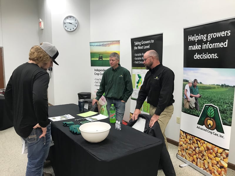 Students interested in college education or employment in agriculture and related fields got to visit with colleges and businesses on Nov. 17 in  an Ag Career Exploration Fair at Rock River Center in Oregon.