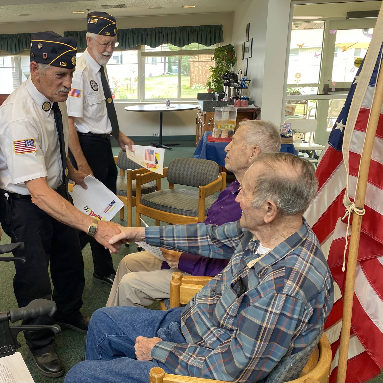 Greenfield Retirement Home in Princeton celebrates Flag Day Shaw Local