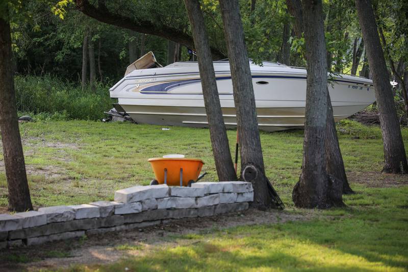 A man was found dead Wednesday, July 28, 2021, following a boat crash in the 2400 block of South Riverview Drive, Holiday Hills, according to the McHenry County Sheriff’s Office.