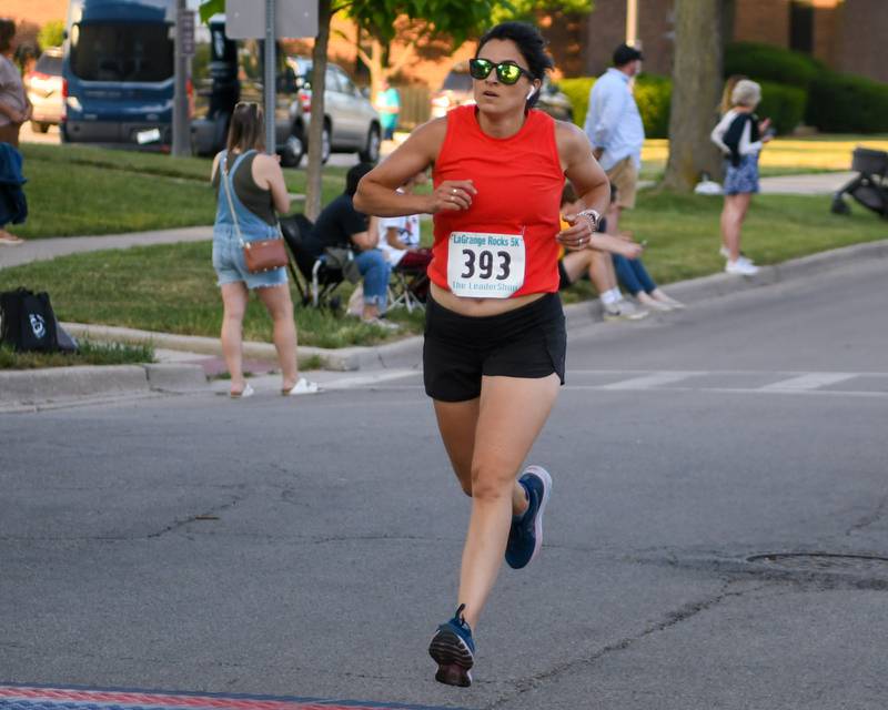 Madeline Schaefer was the first over all woman winner during the Leadershop 5K on Friday June 9, 2023
