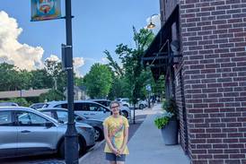 Student artwork adding beauty to downtown Oswego