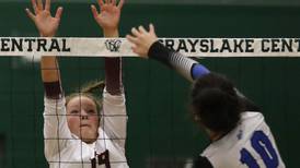 Photos: Prairie Ridge vs. St. Francis, Class 3A Grayslake Central Supersectional volleyball action
