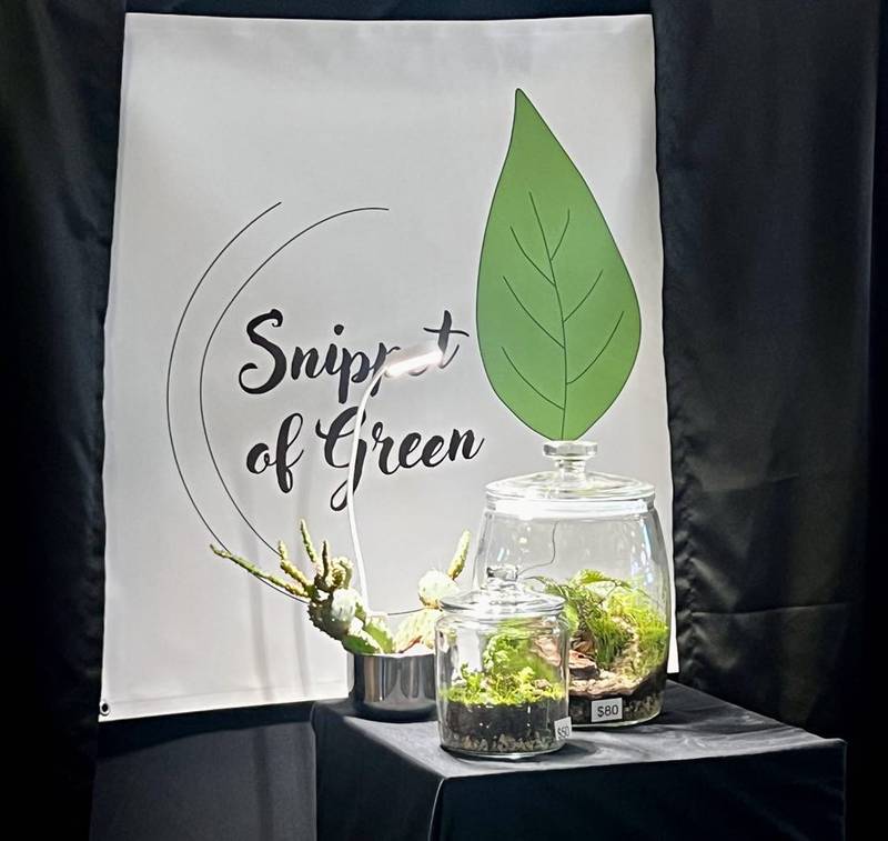 Terrariums from a student-owned business, Snippet of Green, were set up at the Whiteside Area Career Center's CEO program student trade showTerrariums from a student-owned business, Snippet of Green, were set up at the Whiteside Area Career Center's CEO program student trade show on April 23, 2025, at Northland Mall in Sterling. on April 23, 2025. at Northland Mall in Sterling.