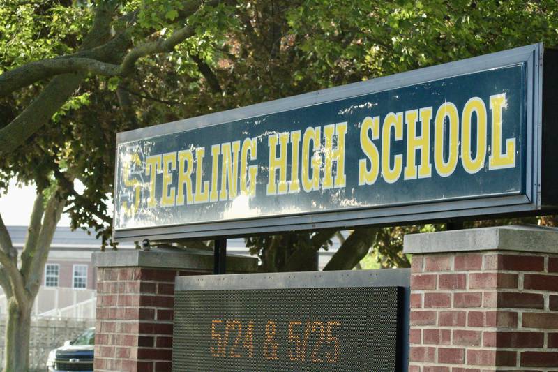 Sterling High School sign