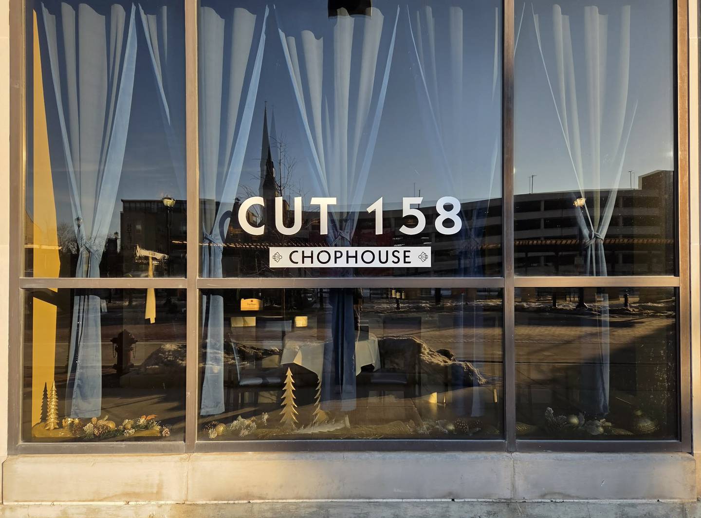 CUT 158 Chophouse at 110 N. Chicago St. in Joliet, is seen on Tuesday, December 16, 2025.