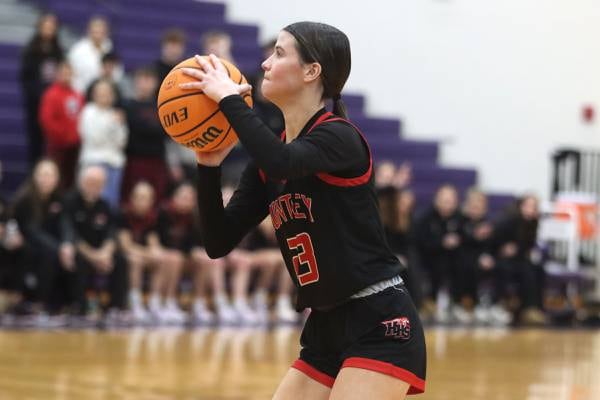 Huntley shoots past Hampshire, clinches share of FVC girls basketball title
