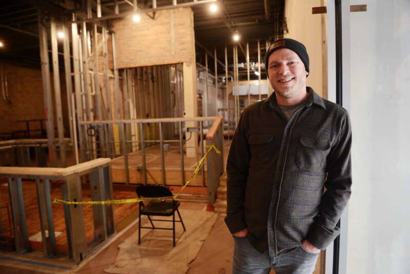 Eric Schlickman is getting a new restaurant and entertainment space, named Dough and The Backyard, ready to open in the former Carlson’s Art Supply Store in downtown Wheaton.