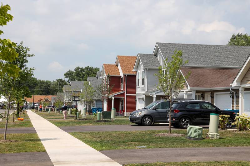 The West Harbor Residences, a 27-building, 36-unit project just off North Fifth Avenue, is the first major new KCHA housing development constructed since the 1970s. The city of Kankakee and the Kankakee County Housing Authority held a ribbon cutting and street dedication ceremony for the project on Wednesday, July 23, 2025.