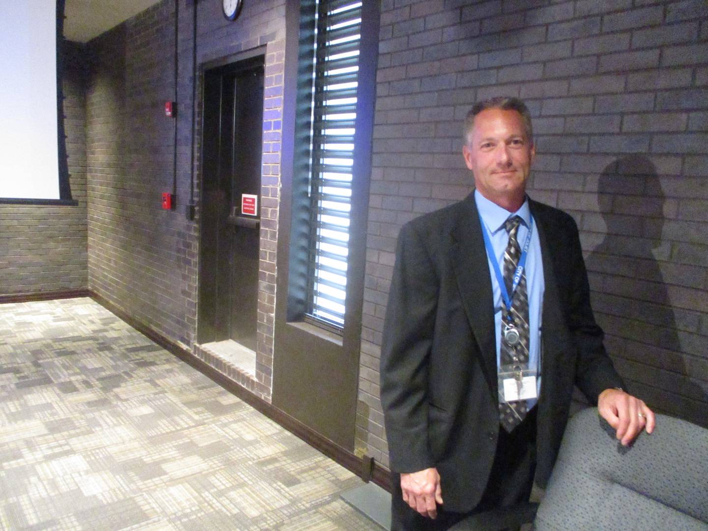 Joliet Finance Director Kevin Sing arrives at his seat for the City Council meeting on Tuesday, June 6, 2023. Sing was named Tuesday as interim city manager after James Capparelli's resignation.