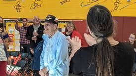100th birthday of World War II veteran celebrated by Oswego students