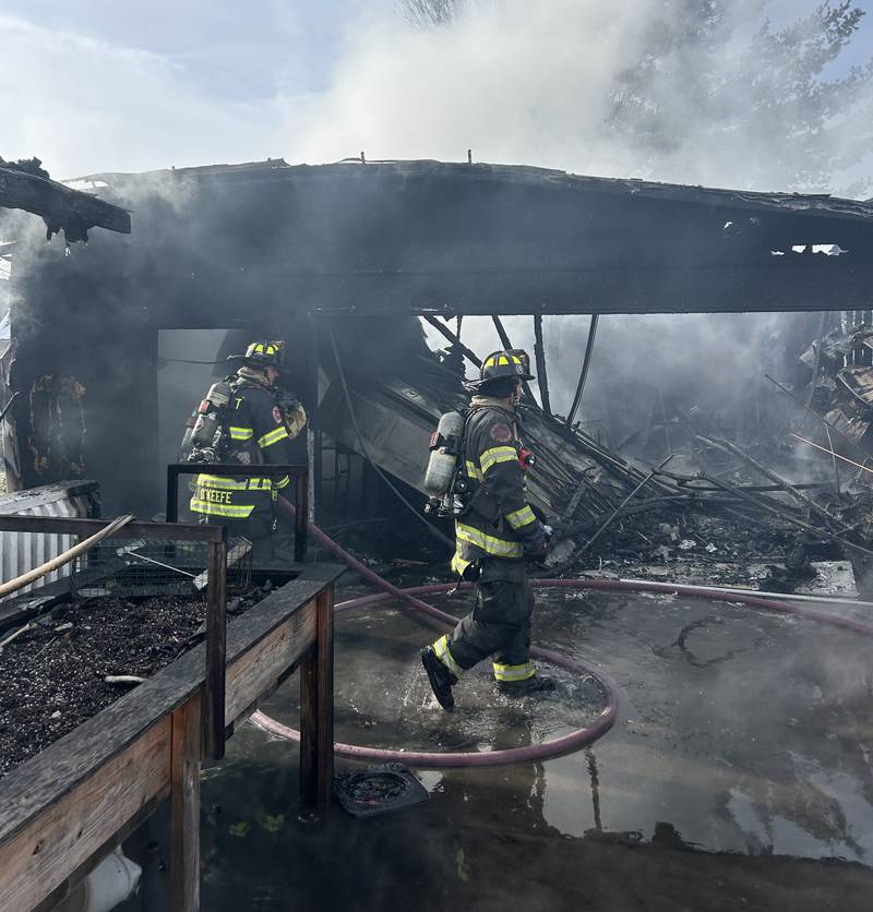 The Joliet Fire Department put out a fire at a home in the 1400 block of Vintage Drive on Tuesday, Jan. 20, 2026.