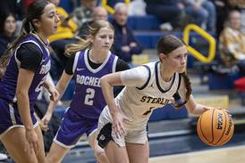 Sharpshooting barrage sends Sterling past Rochelle