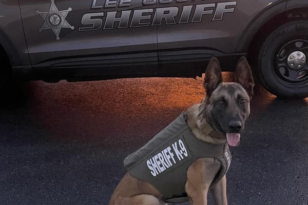 Lee County Sheriff’s Office awarded K-9 protective vest