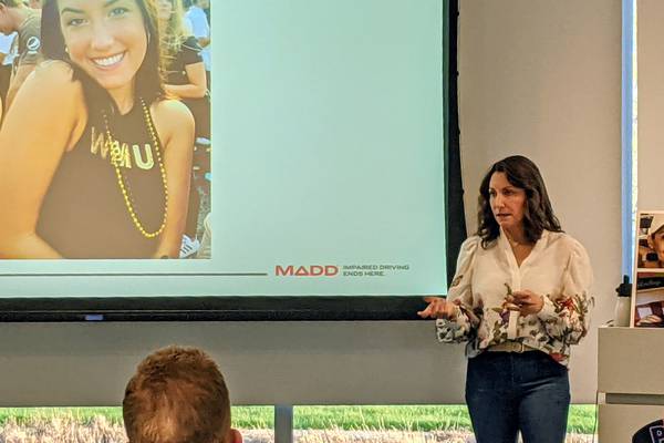 Mother of college student killed by drunk driver speaks at MADD event in Kendall County 