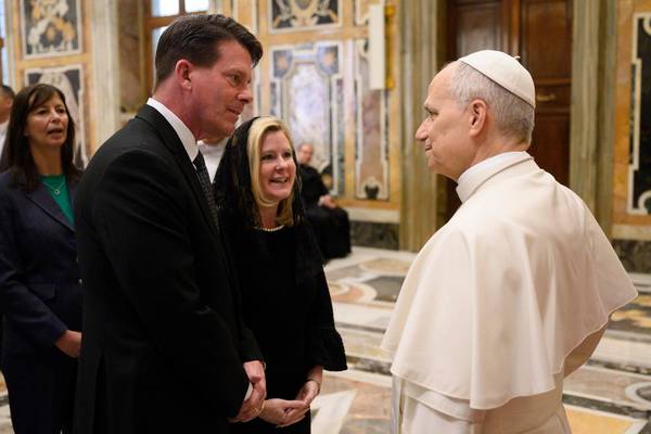Kankakee mayor, wife meet Pope Leo XIV