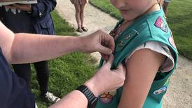 McHenry Girl Scouts thanked for their work to cheer up hospital walking path
