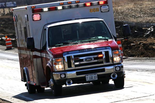 2 people dead, 1 seriously injured in fiery crash into building near Harvard 