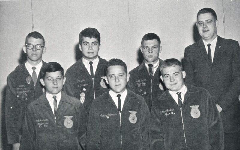 Streator FFA members selected in the 1960s to attend the National FFA Convention in Kansas City.