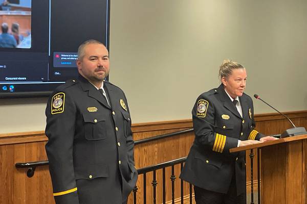 Anderson formally installed as Peru patrol sergeant