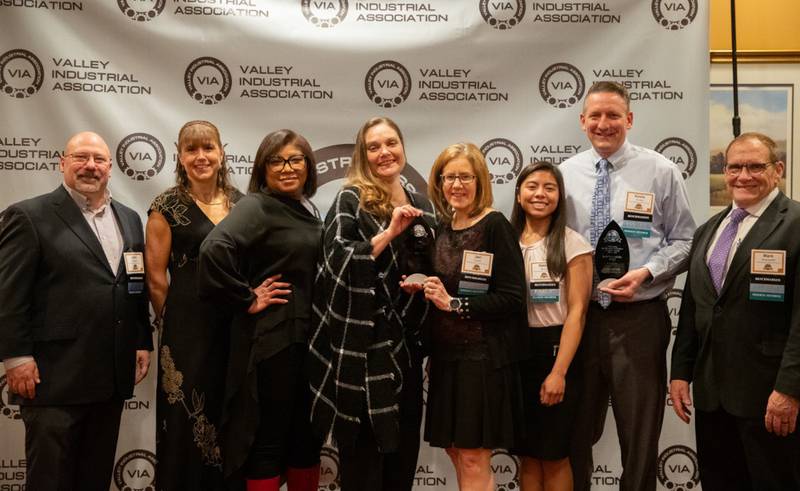 Aurora Specialty Textiles in Yorkville took top honors in two categories at the annual 2022 Spark Awards.