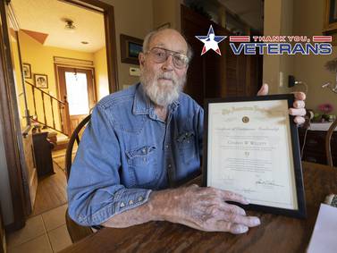 Dixon veteran honored as 50-year member of Dixon’s American Legion Post