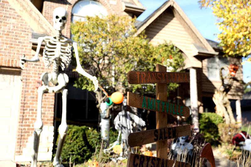 The Licht Family are in their sixth year of competing in the St. Charles Park District Halloween decorating competition at their home, which is located in the Thornwood subdivision in South Elgin.