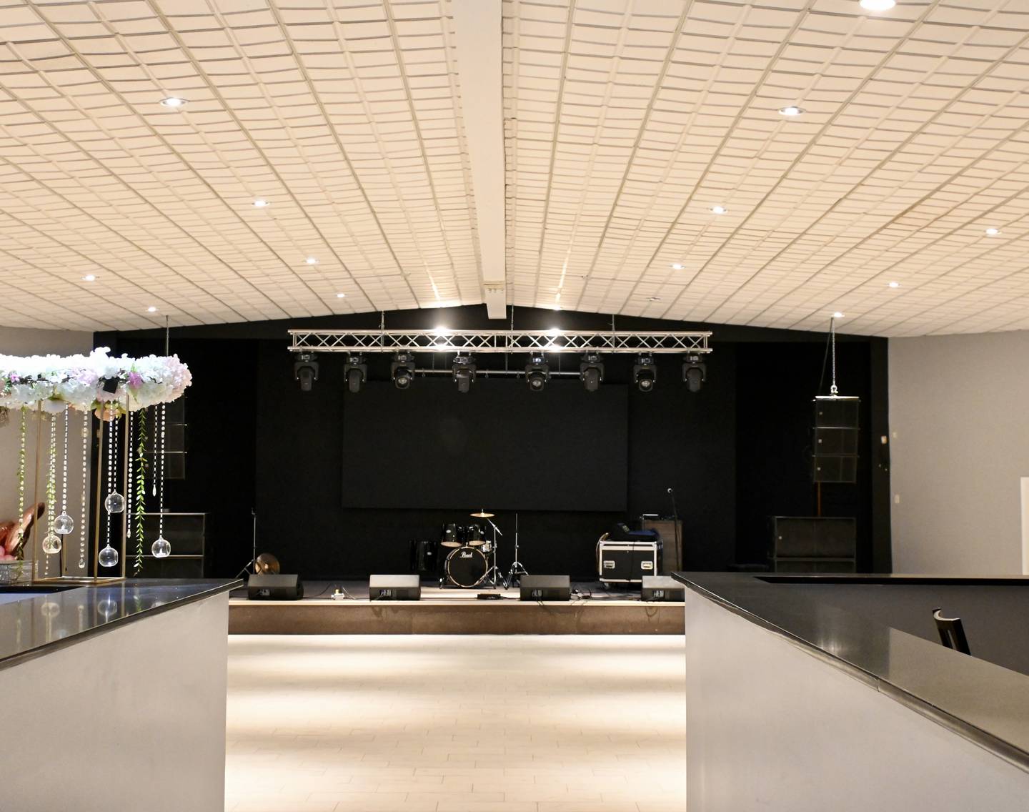 After a six-month renovation the theatre features a new modern design.  With a 250 to 300-person capacity, it is on the smaller side of a live music venue.