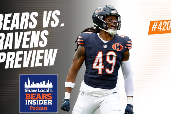 Bears Insider Podcast Episode 420: Bears vs. Ravens, can Chicago win its fifth straight?