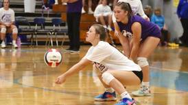 Photos: Princeton at Bureau Valley volleyball