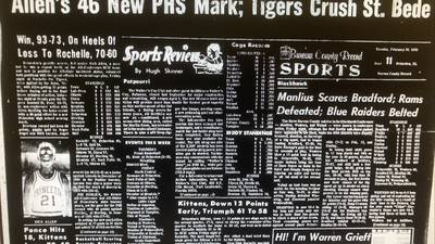 On this date: Rick Allen scores Princeton school record 46 points against St. Bede on Feb. 7, 1970