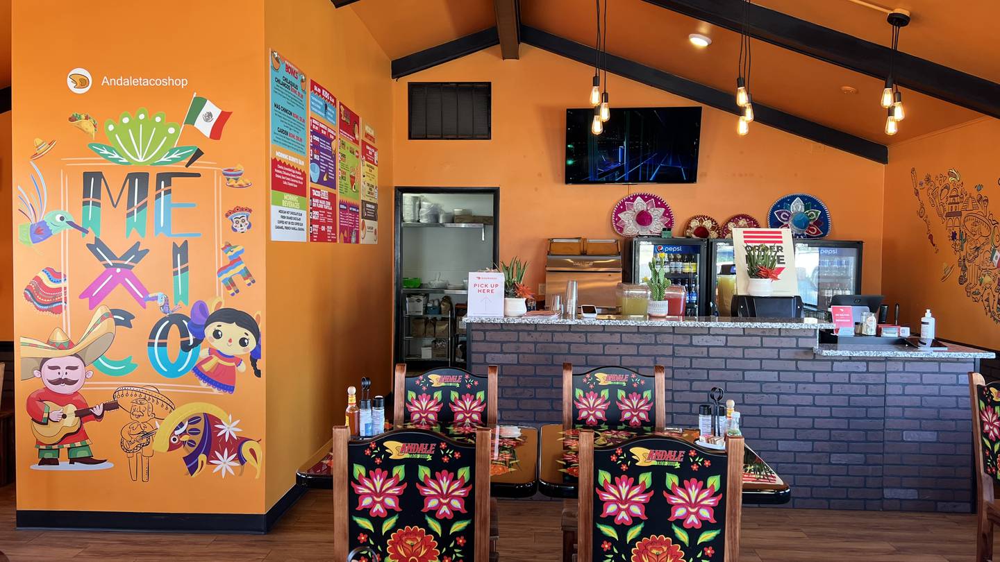 The view from the center of Andale Taco Shop's dining room, 202 E. State St., Sycamore, shown in this February 2023 Shaw Local file photo.