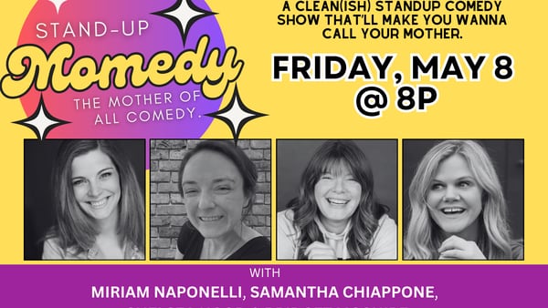 Laugh out loud as Raue Center’s ‘Stand-Up Momedy Show’ May 8