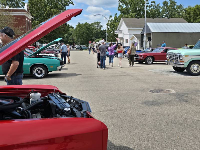 Spectators also took in a car show Sunday, Aug. 11, 2024, as part of Wenona Days.