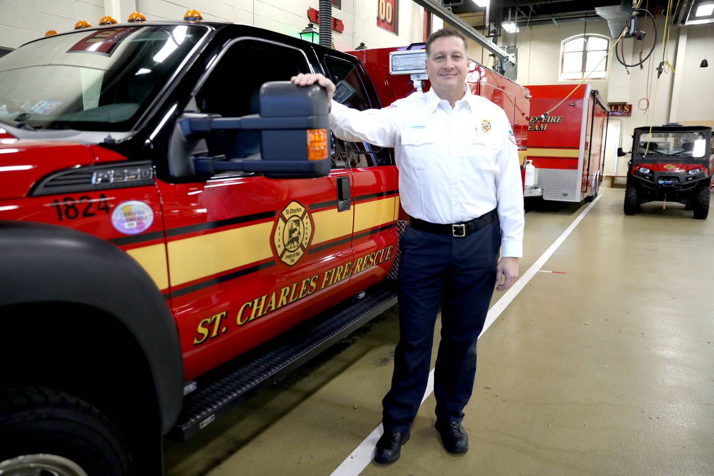 Jeremy Mauthe will be sworn in as the new St. Charles Fire Chief at the end of October.