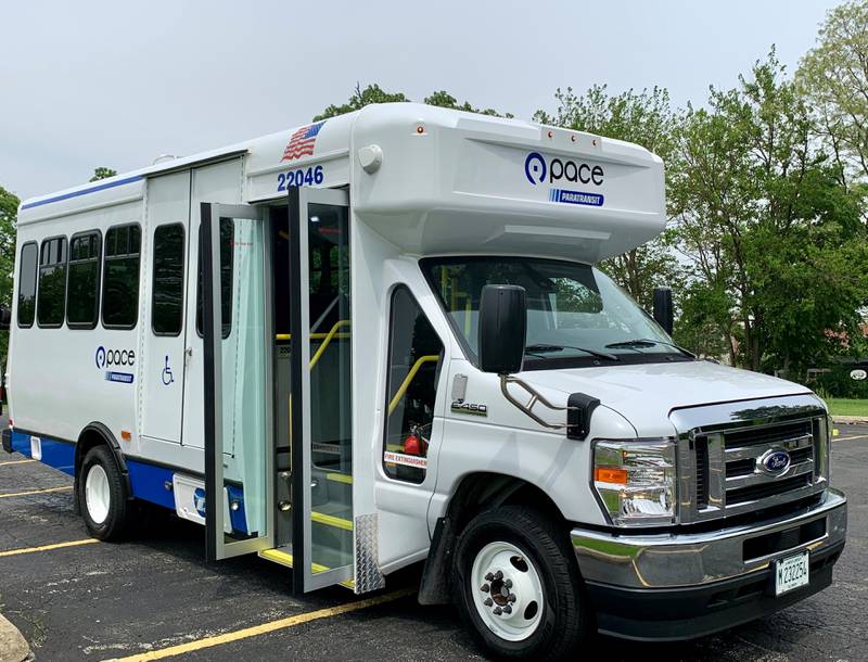 Pace Bus awarded Kane County a check for $200,000 to supplement the Ride in Kane program on May 31.
