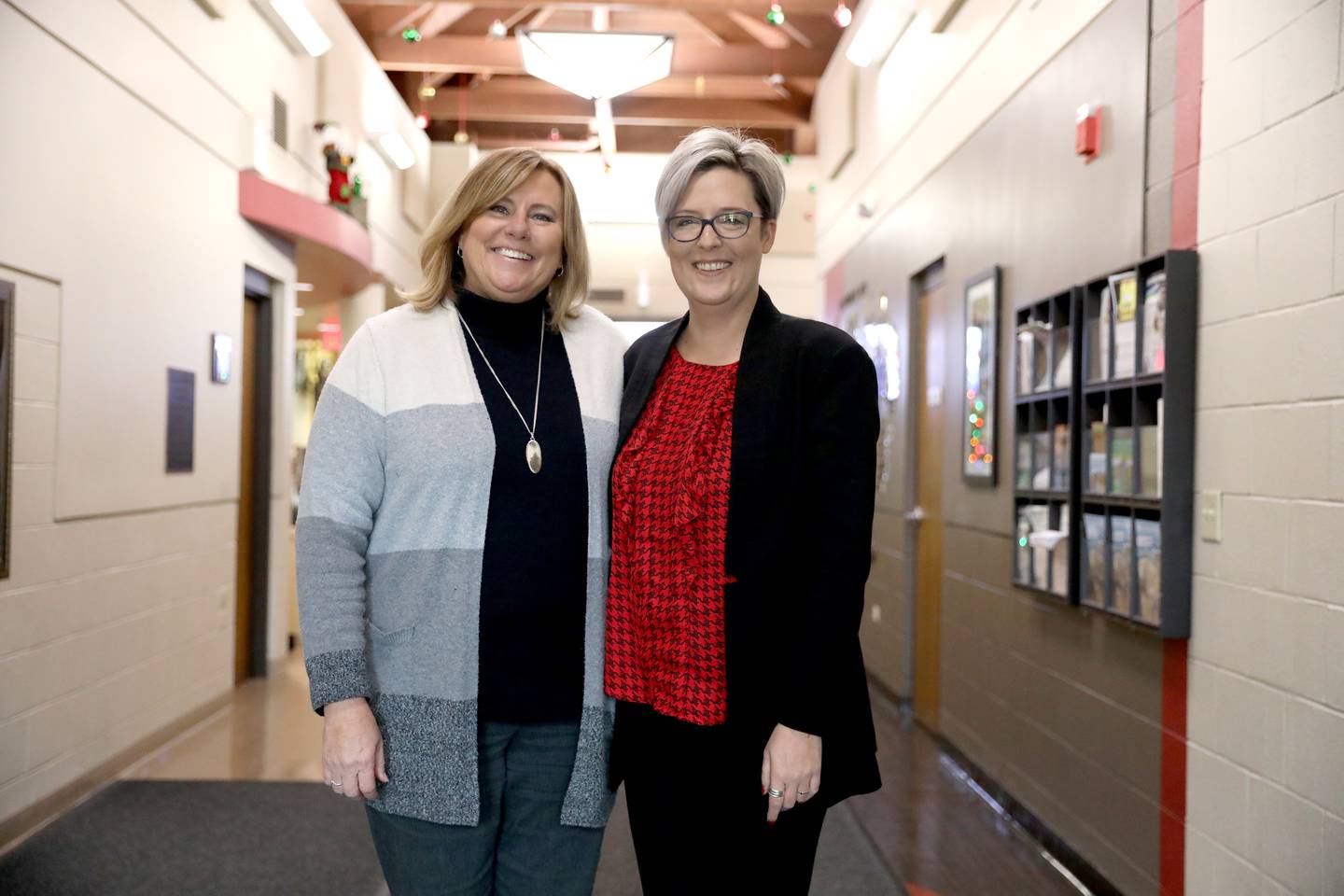 Geneva Park District Executive Director Sheavoun Lambillotte (left) and Nicole Vickers (right) who will become executive director Jan. 1, 2023. Lambillotte is retiring Dec. 31 after 23 years with the district, 10 years as recreation superintendent, 13 years as executive director. Vickers has been serving as recreation superintendent for the district.