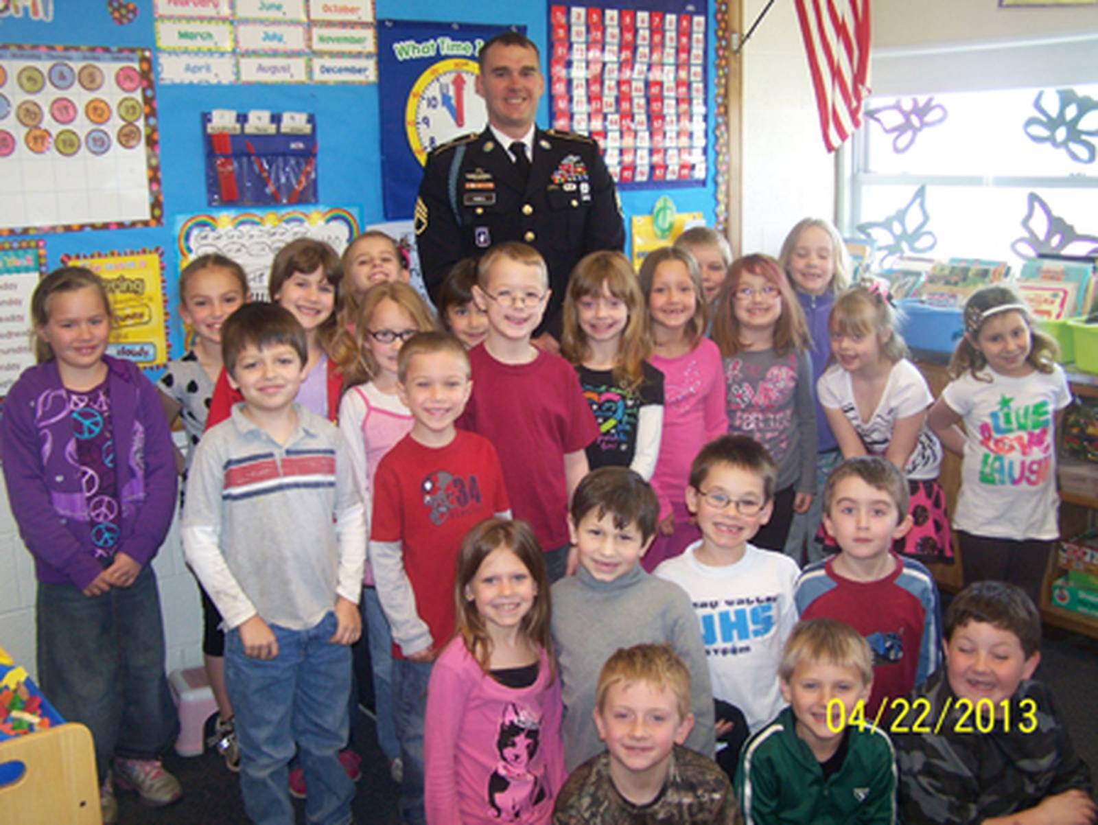 Sgt. Brody Hall thanks Bureau Valley – Shaw Local
