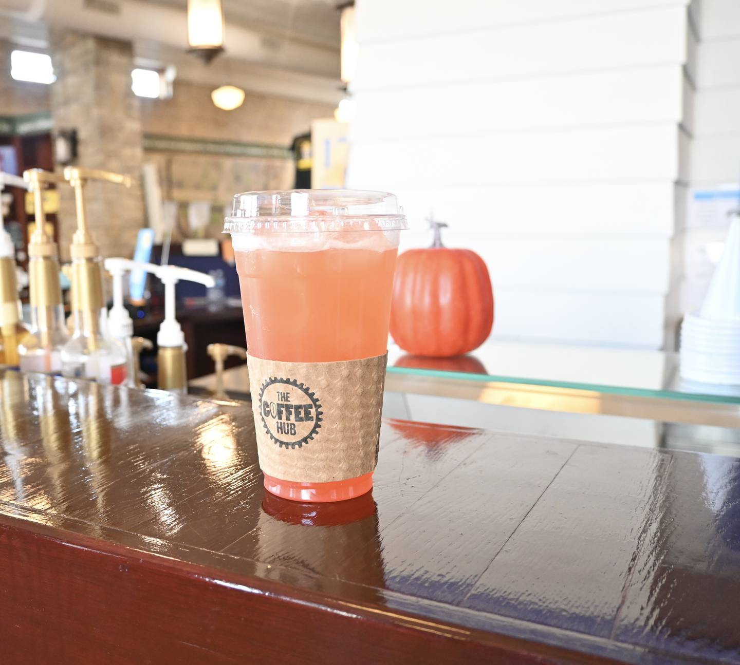 Bonsai charger – a hub original drink made with NOS Energy and a house flavor.