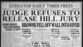 Judge refuses to release jury and more historical covers for February 16