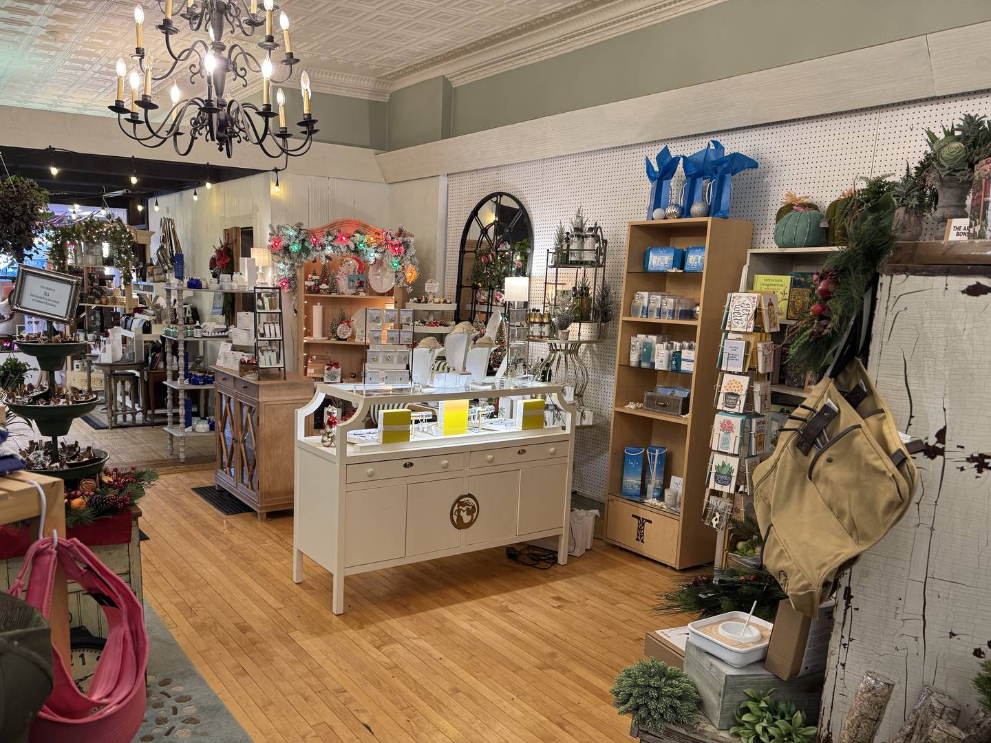 The Thoughtful Spot's selection of goods inside Birdie's Flowers at 408 Liberty St. in Morris on Thursday, Dec. 4, 2025.