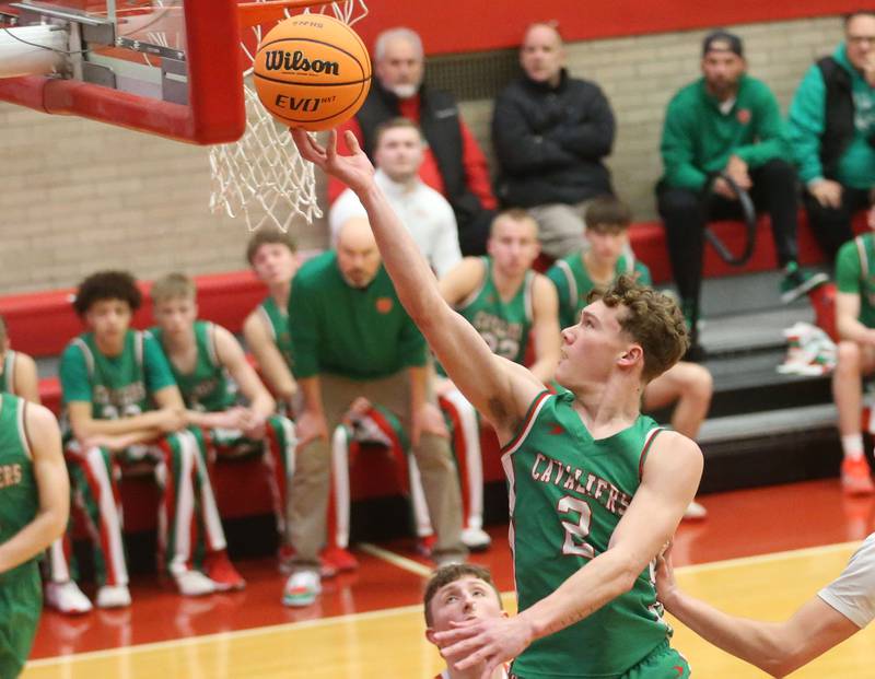 L-P's Regan Doerr lets go of a shot against Morton during the Class 3A Sectional semifinal game on Tuesday, March 3, 2026 in Kingman Gymnasium at Ottawa High School.