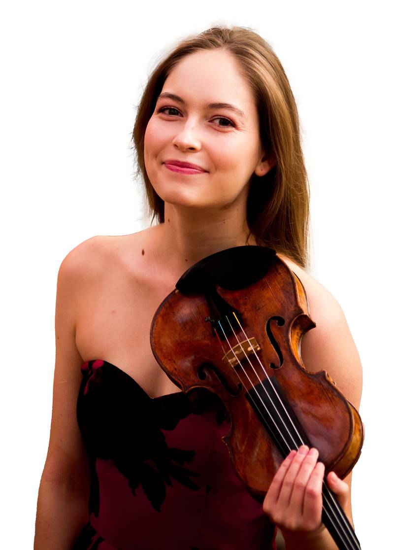 Violinist Geneva Lewis will perform with the Elgin Symphony Orchestra during the upcoming 2025-26 season.
