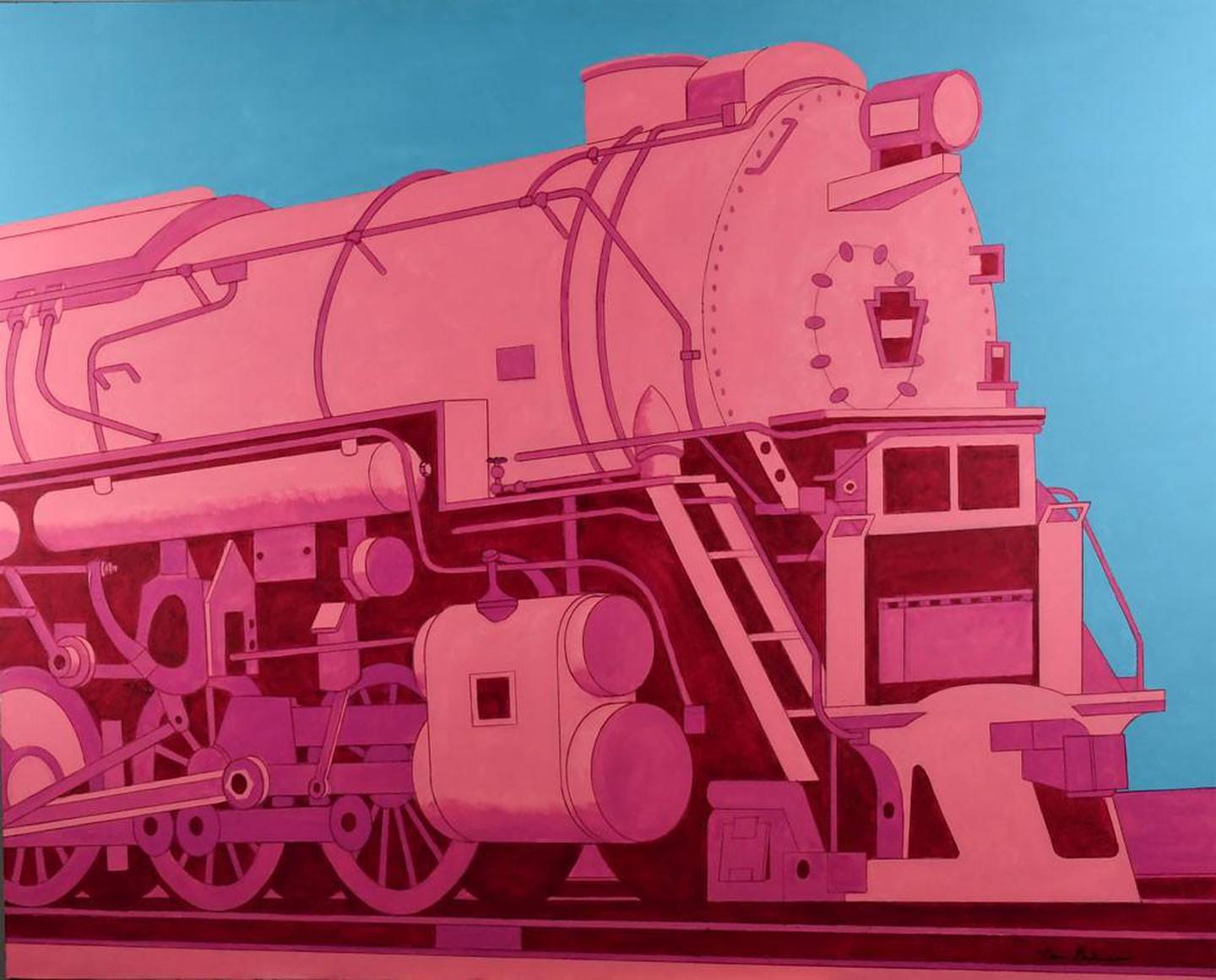 Tom Pedersen -- Steam Pink (acrylic)