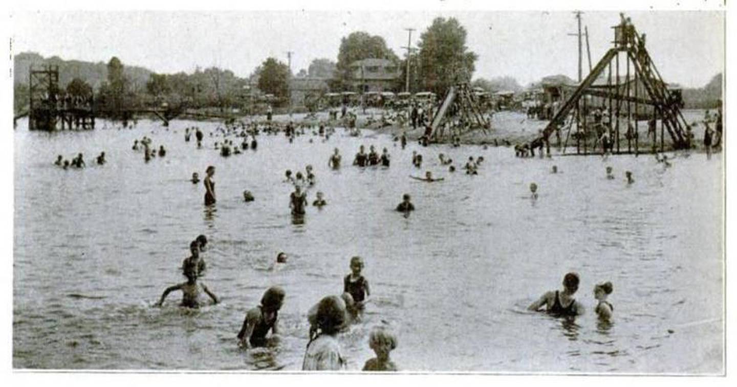 Mike O'Connell of Shorewood, Dale's brother, said he met his wife Justine at the club. Mike was 15 and a lifeguard. Justine was 14 and had broken a club rule. Justine's mother Judith Jothen also worked the gate, Mike said.

"A lifeguard holding up one finger meant the swimmer was beached for five minutes; two fingers, ten minutes, Mike said.

Mike spent most of his summers, starting from the end of eighth grade through age 19, at the Joliet Beach Club. Lifeguards had a diving tank by their chairs and received a 10-minute lesson on how to use it, he said.

He recalled arriving early to the club with other teens his age. They would take the tanks, as well as tanks patrons had left overnight for refills, explore the quarry waters and then refill and return them before the club opened.

Mike recalled seeing railroad tracks (but no trains) and a shack.

"We brought up some shovels and things from that shack," Mike said.

One of the lifeguards' favorite games during was playing "diving tower tag," which included crawling up the towers' sides.

"I think in today's world with lawsuits they wouldn't let people do that," Mike said. "But it was actually a lot of fun."