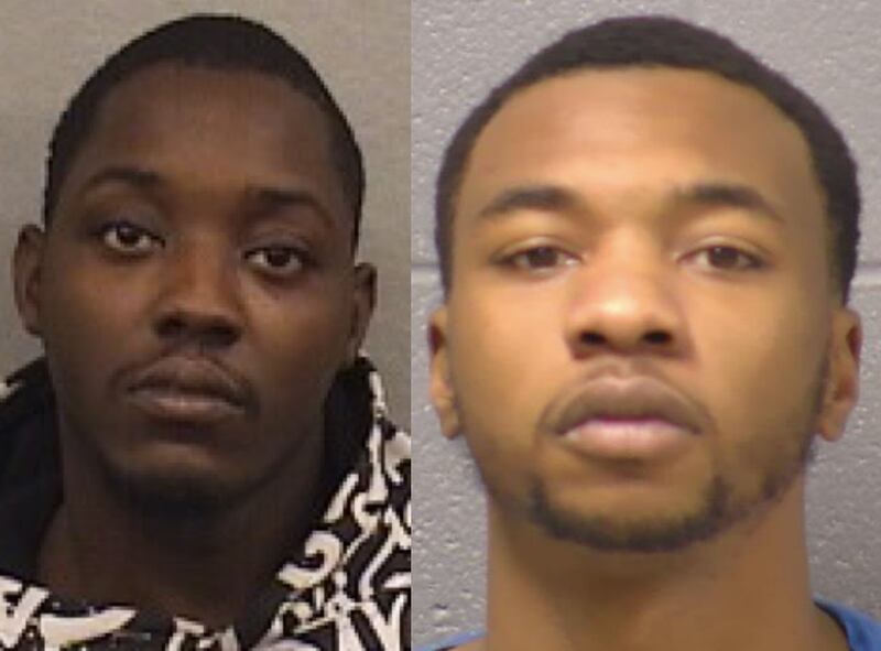 Rashe Caldwell (left) and Alvin Hodge.