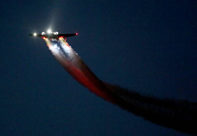 Matt Younkin performs "Magic by Moonlight" during the TBM Avenger Reunion on Friday, May 19, 2023 at the Illinois Valley Regional Airport in Peru.