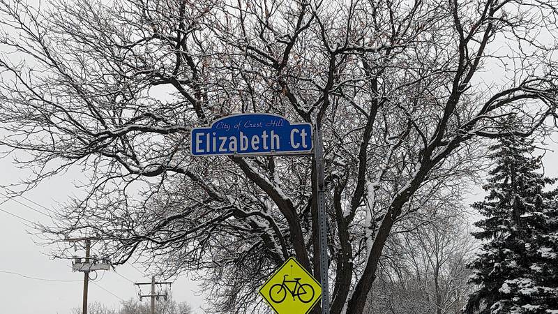 A sign of Elizabeth Court in Crest Hill is seen on Sunday, Nov. 26, 2023.T he Will/Grundy Major Crimes Task Force is assisting Crest Hill Police Department with the investigation of a fatal shooting that took place on Elizabeth Court on Saturday.